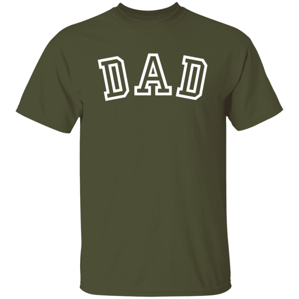 DAD | White Letters | T-Shirt
