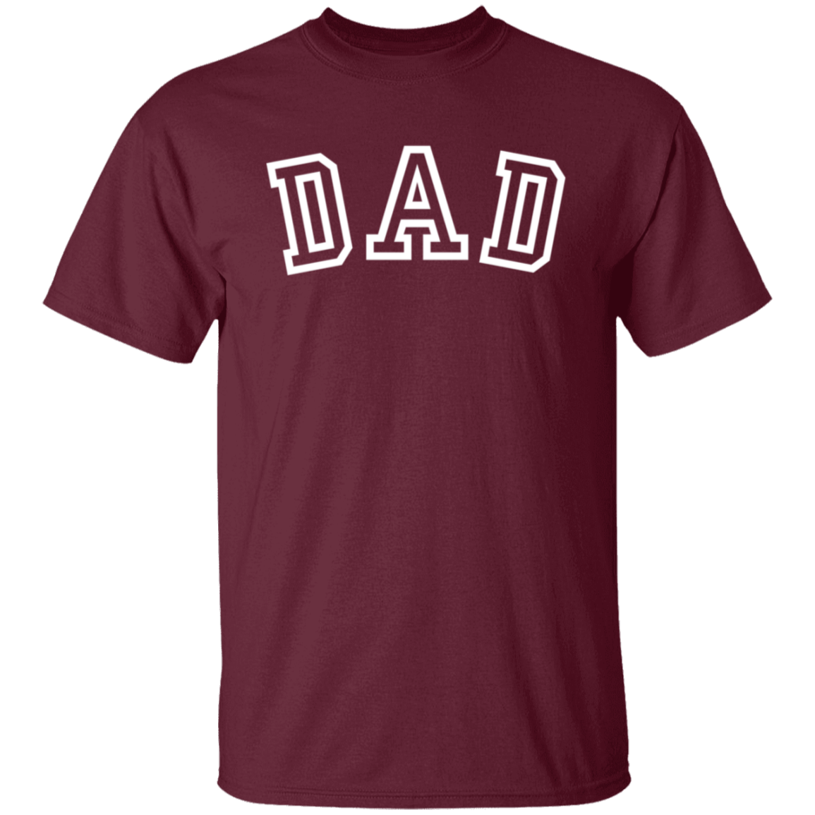 DAD | White Letters | T-Shirt