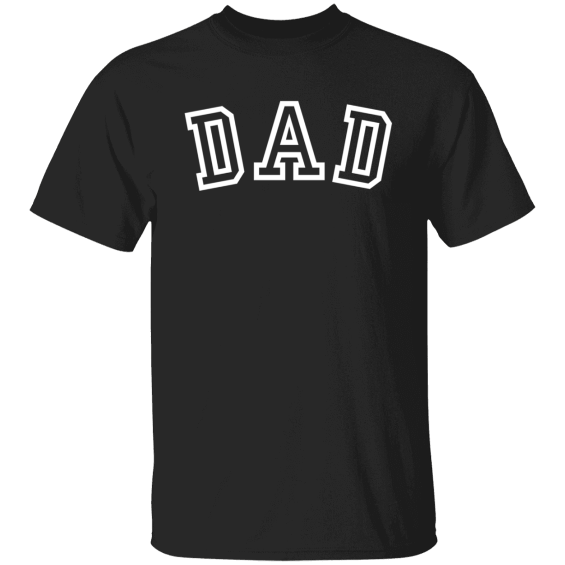 DAD | White Letters | T-Shirt