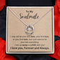 To My Soulmate | Cork board background - Lucky In Love Necklace