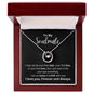 To My Soulmate | Black Message Card - Lucky In Love Necklace