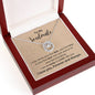 To My Soulmate | Cork board background - Lucky In Love Necklace