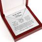 To My Loving Mom | Love Always And Forever | White Message Card - Lucky In Love Necklace