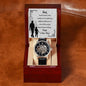 To My Dad | Gift Watch | I Want To Invent A Time Machine | Father's Day Gift - Openwork Watch