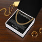 Congratulations Graduate | You Got This | For Son | Black Message Card - Cuban Link Necklace