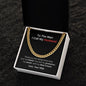 To The Man I Call My Husband | Cuban Link Chain Necklace