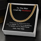 To The Man I Call My Husband | Cuban Link Chain Necklace