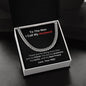 To The Man I Call My Husband | Cuban Link Chain Necklace