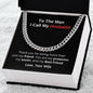 To The Man I Call My Husband | Cuban Link Chain Necklace