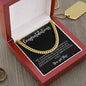 Congratulations Graduate | You Got This | For Son | Black Message Card - Cuban Link Necklace