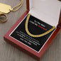 To The Man I Call My Husband | Cuban Link Chain Necklace