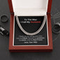 To The Man I Call My Husband | Cuban Link Chain Necklace