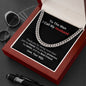 To The Man I Call My Husband | Cuban Link Chain Necklace