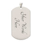 My Son| This Old Wolf - Dog Tag Military Chain