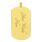 My Son| This Old Wolf - Dog Tag Military Chain