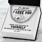My Son| Believe in Yourself - Cuban Link Chain