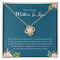 My Amazing Mother In Law| Thank You - Love Knot Necklace