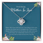 My Amazing Mother In Law| Thank You - Love Knot Necklace