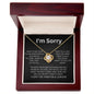 I'm Sorry | Miss You - Love Knot Necklace