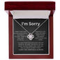 I'm Sorry | Miss You - Love Knot Necklace