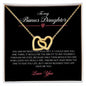 My Bonus Daughter| Life Gave Me You - Interlocking Hearts Necklace