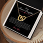 My Bonus Daughter| Life Gave Me You - Interlocking Hearts Necklace